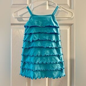 Hanna Andersson Tiered Ruffle Tank Dress Size 90 or US 2t